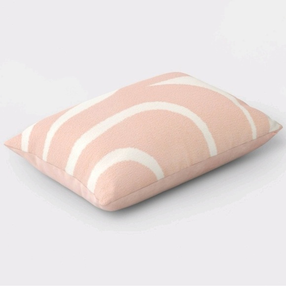 Threshold Blush Pink & Cream Accent Pillow NWT - Picture 6 of 9